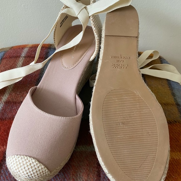 NWOT New Look Espadrille Wedges EU 39/US 8 - Picture 3 of 4